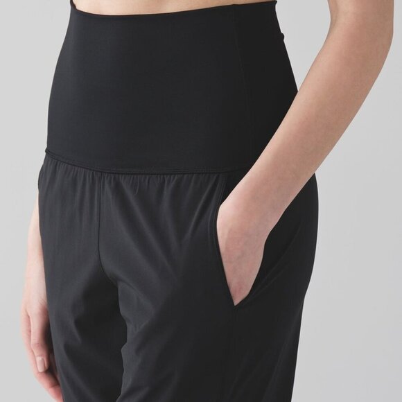 Lululemon Black Om Lightweight High/Low Rise Pant Size 4 - Picture 6 of 12